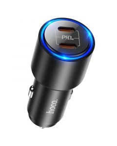 Hoco NZ3 Dual Port Car Charger USB-C - gaat worden Z48