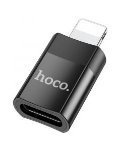 Hoco USB 2.0 to lightning OTG Adapter- Zwart