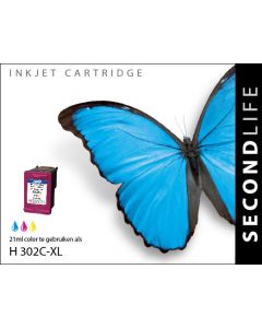 SecondLife - HP 302 XL Color