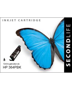 SecondLife - HP 364 PBK XL (Foto Zwart)