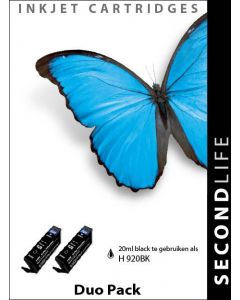 SecondLife - Duopack HP 920 Black