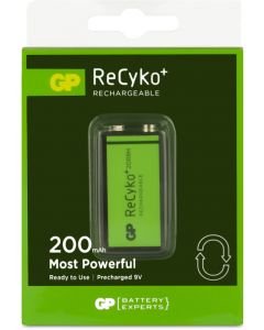 GP NiMH ReCyko+ 9V 200 blister 1