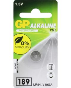 GP Alkaline knoopcel 189 (V10GA / L1130), blister 1