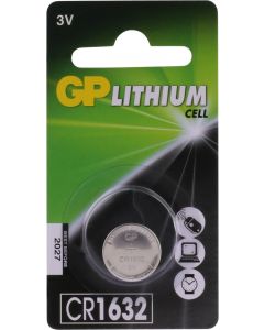 GP Lithium knoopcel CR1632, blister 1