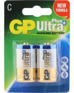 GP Ultra Plus Alkaline C Baby kleine staaf, blister 2