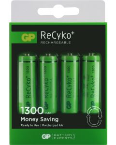 GP NiMH ReCyko+ AA 1300 blister 4