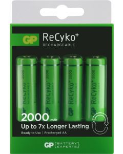 GP NiMH ReCyko+ AA 2000 blister 4