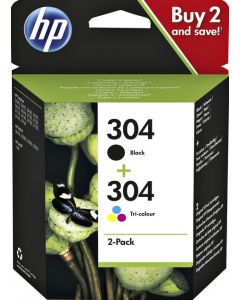 Original HP Multipack 304 Black & Color