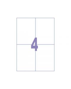 etiket Kangaro ILK 105x148mm doos a 25 vel 4 etiketten p vel