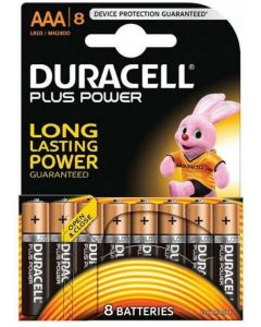 Duracell Plus Power Duralock Alkaline AAA, blister 8