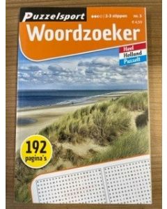 Puzzelsport Puzzelboek 192 pag. Woordzoeker 2-3 stippen