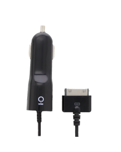 Qtrek Car Charger Apple 30pin 1A Black