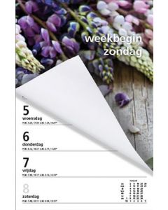 Weekblok 2023 met Wire-O-binding (week begint op Zondag)