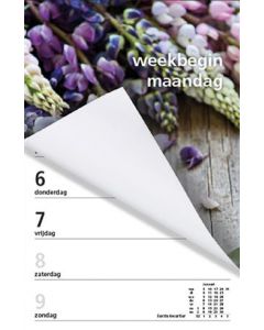 Weekblok 2023 met Wire-O-binding (week begint op Maandag)