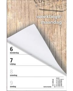Weekblok 2023 met Wire-O-binding (week begint op Maandag)