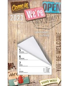 Week Scheurkalender 2023 (week begint op Zondag)