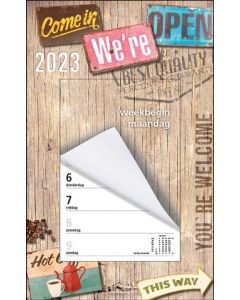 Week Scheurkalender 2023 (week begint op Maandag)