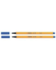 Stabilo fineliner Point 88/41 0,4 mm, blauw, doos à 10 stuks