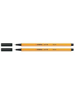 Stabilo fineliner Point 88/46 0,4 mm, zwart, doos à 10 stuks