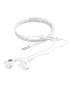 Hoco M64 Earphones with Mic - 3,5mm aux jack 1.2m (White)