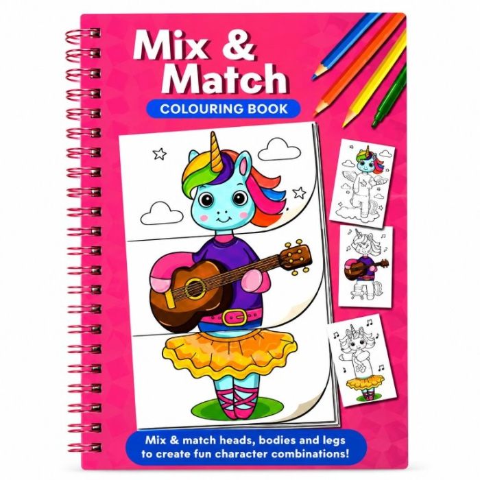 Mix & Match Kleurboek – Unicorn