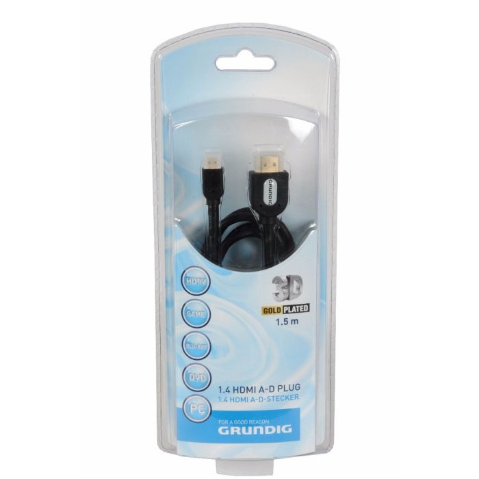 Grundig HDMI A D Premium Kabel 1.5 Meter