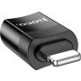 Hoco USB 2.0 to Lightning OTG Adapter- Zwart thumbnail