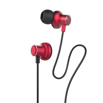 Hoco Magic Sound Red wired earphones with microphone