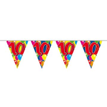 10 Jaar Slinger Balloons - 10 meter