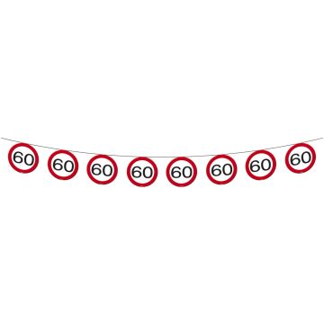 60 jaar Verkeersbord Slinger - 12 meter
