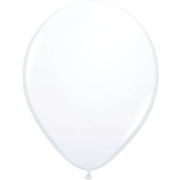 Witte Ballonnen 30cm - 10 stuks