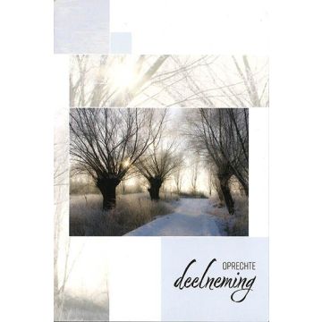 6 Wenskaarten met envelop - Deelneming
