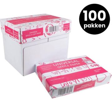 Pallet Universal Office Paper A4 Papier - 75gr - 100 pakken van 500 vellen per pak