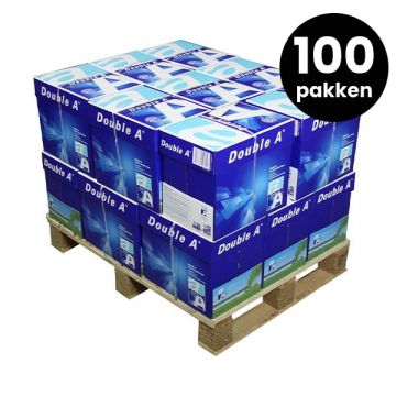 Pallet Premium A4 Papier 80gr - 100 pakken van 500 vellen per pak - inclusief gratis display