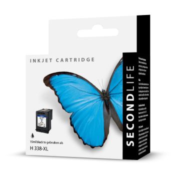 SecondLife - HP 338 XL Black