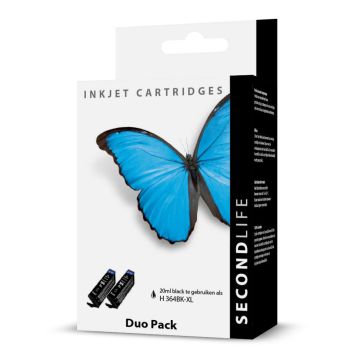 SecondLife - Duopack HP 364 Black