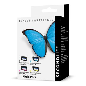 SecondLife - Multipack HP 950 / 951 BK  C  M & Y