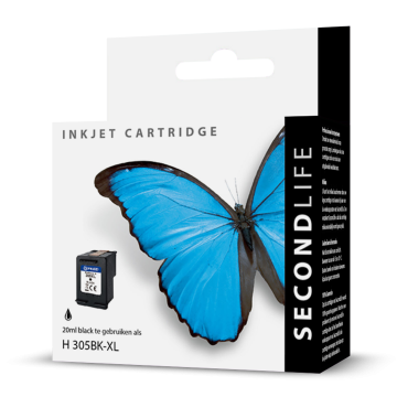 SecondLife - HP 305 XL Black