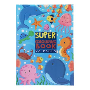 Super kleurboek - Oceaan - 96 pagina's
