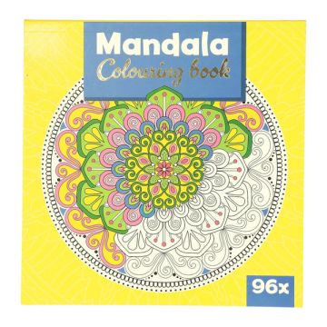 Mandala kleurboek Geel - 48 pagina's