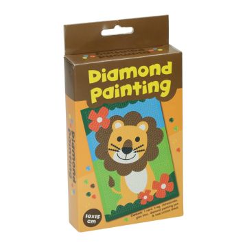 Diamond Painting Set voor Kinderen - Leeuw