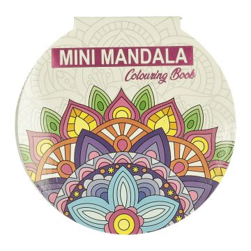 Mini Mandala Kleurboek - Rond - Roze Mini Mandala Kleurboek - Rond - Roze