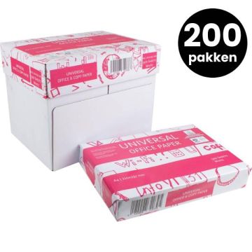 Pallet Universal Office Paper A4 Papier - 75gr - 200 pakken van 500 vellen per pak