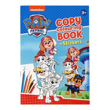 Paw Patrol - Kleurboek inclusief stickers - kleur wat je ziet Paw Patrol - Kleurboek inclusief stickers - kleur wat je ziet