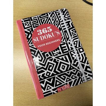 365 sudoku’s voor beginners - inclusief potlood met gum