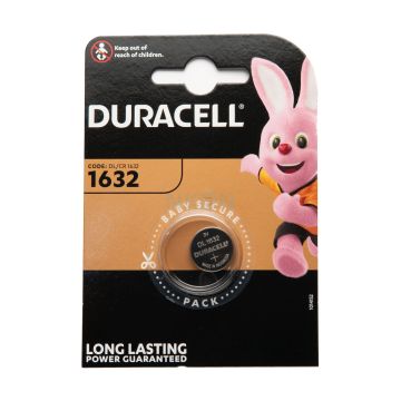 Duracell Lithium CR1632 Knoopcel (1-pack)