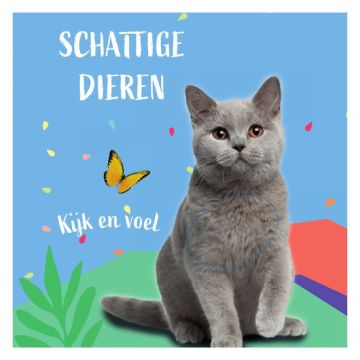 Voelboekje Schattige Dieren - Poesje