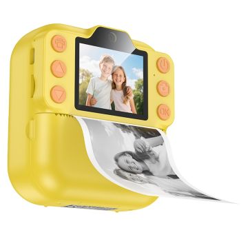 Hoco Digitale Camera voor kinderen met Instant Print functie - Geel