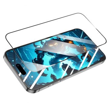 Screenprotector - Geschikt voor iPhone 16 en iPhone 15 - Tempered Glass