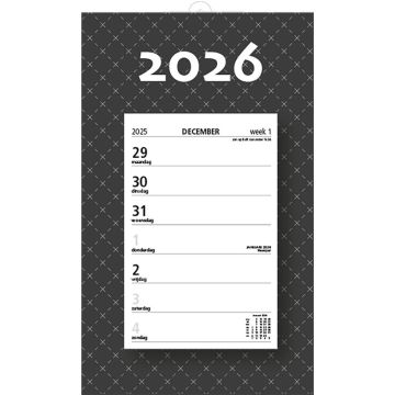 Week scheurkalender 2026 - Maandag